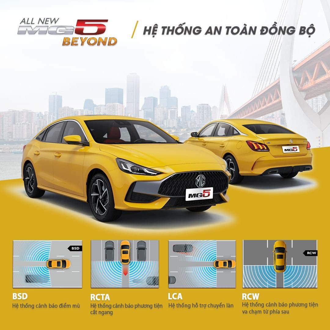 An toàn xe MG5 - MG Kinh Dương Vương TPHCM