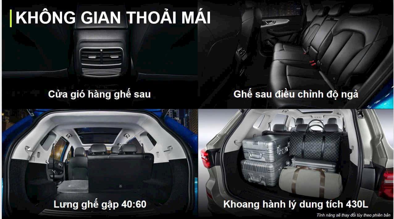 Tiện nghi MG RX5 MG Kinh Dương Vương TPHCM