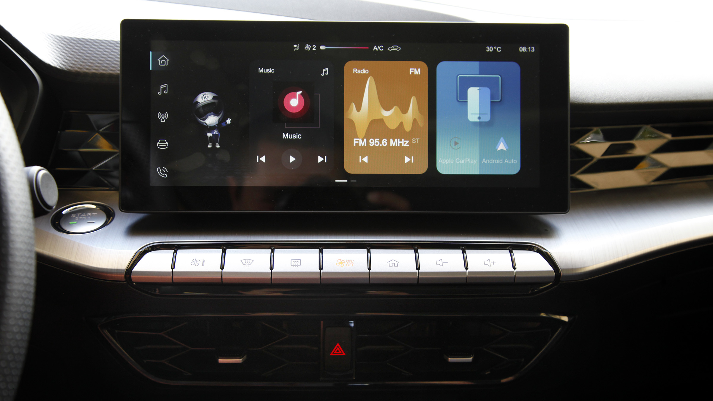 Tiện nghi xe MG5-MG Kinh Dương Vương TPHCM