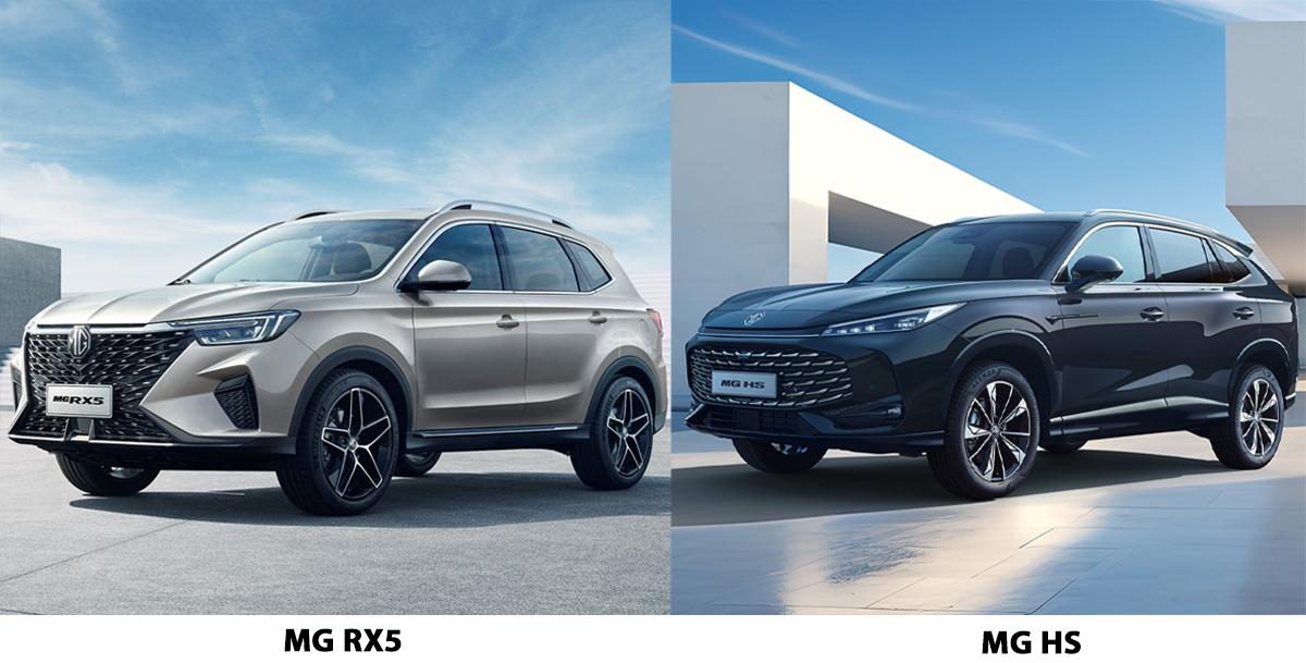 So sánh MG HS và MG RX5